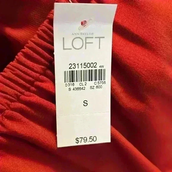 Loft red dress - Picture 6 of 6